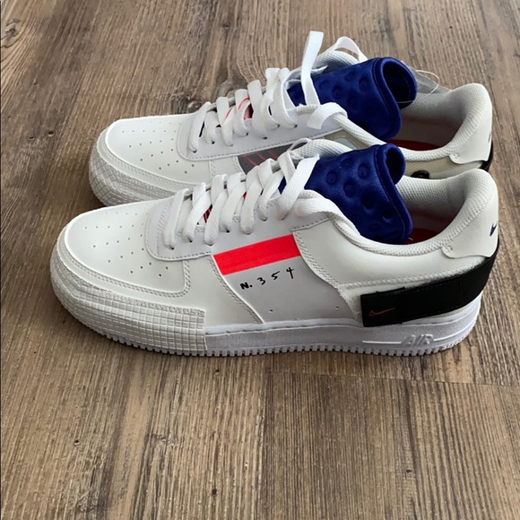 Nike Air Force AF1-Type Summit White size 13.5 - Picture 4 of 6